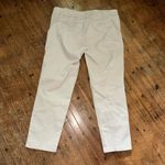 Loft tan minimalist size 12 Modern Chino business casual crop pants Photo 2