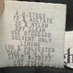 Norton Mcnaughton  Red Black Floral Velvet FLECKS SHIMMER BUTTON FRONT‎ VEST 14 Photo 3