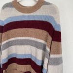 BAUM UND PFERDGARTEN Courtney Autumn Tan Striped Pullover Sweater Size XS Photo 6