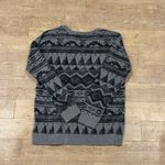 KAVU  Highline Crew Neck Sweater Jacquard Knit Pattern Size XS Photo 2