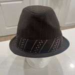 Goorin bros  Dark Brown Fedora with Patterned Band Photo 3
