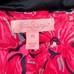 Lilly Pulitzer Isabelle puffer vest down filled XS zip front quilted navy blue Photo 9