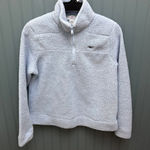 Vineyard Vines  Womens Sherpa Pullover Quarter Zip Whale Logo Blue XS Photo 0