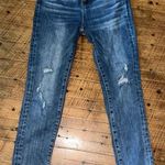 Risen distressed 26/3 straight leg boutique normcore jeans Blue Photo 0