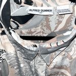 Alfred Dunner Abstract Jungle Print Button Down Blouse Black Size undefined Photo 5