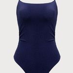 Berlook Navy Textured Backless One Photo 6