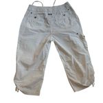 Bay Studio white capri Jogger size 8 Gray Photo 4