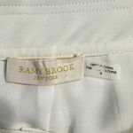 Ramy Brook  Pamela Pleated Shorts Women's 8 White High Rise Wide Leg Photo 4
