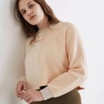 Madewell  MWL Airterry Colorblock cropped pullover XS Photo 0