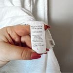 Wilt White Long Sleeve V Neck Top Size Large Photo 6