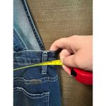 Kancan Womans Distressed Overall Jean Shorts Size Large Blue Photo 6