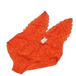 FREE PEOPLE X HAH Lace Bodysuit Sz S Burn Orange Feminine Party Resort Boho NWT Photo 6