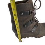 Sorel Joan Of Arctic Wedge II Ankle Boots Brown Leather Womens 9.5 Rugged Photo 7