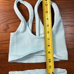 Free People Movement Seamless Ribbed Crop Tank Top & Shorts Set Activewear Blue Size undefined Photo 4