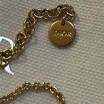 Christian Dior PETIT CD NECKLACE Gold-Finish Metal and Black Lacquer Photo 6