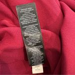 NWT, White House Black Market Tie Neck Blouson Dress in Red Plum, Sz XL Photo 15