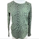 Chaser Leopard Print Long Sleeve Fitted T-shirt Small Photo 1