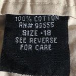 Deja Bleu High Rise Khaki Beige Lightweight Casual Shorts Womens Plus Size 18 Photo 3