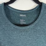 Girlfriend Collective  High Neck Heather Forest Green Cropped‎ Tank Size Small Photo 3