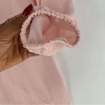 J. Jill Layered Crossover Faux Wrap Crepe Chiffon Soft Ballet Pink Blouse Size XS Photo 10