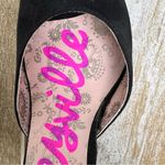 Betsey Johnson BETSEYVILLE by  5 inch‎ Black Stiletto Heels Peep Toe Shoes Sz 8.5 Photo 13