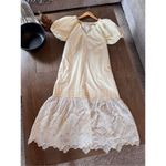 Tuckernuck  x Studio McGee Cream Cotton Lace Juniper Dress Size Small Photo 6