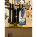 New Joules Rain Boots Wellibob Black Honey Bee Size 10 Reboxed Photo 4