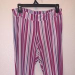Ambrielle Pink Striped Pajama Pants Maternity Stretch Comy Loungewear Photo 1