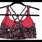 Lululemon energy bra long line burgundy splatter size 4 yoga athletic sport bra Photo 3