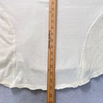 We The Free  Roadside Tee Orange Cream Pullover Swiss Dot Mesh‎ Balloon Sleeves Photo 6