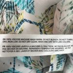 Denim & Flower  Artsy Button Front Women's Short Sleeve Shirt Size Medium Photo 9