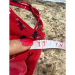 Westport Women's Red & Black Floral Print Sleeveless Blouse XS Photo 3