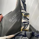 Athleta Aqualuxe Floral Wildflower Adjustable Bra-Sized Bikini Top 36B/C Gray Photo 6