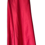 Lillie Ruben Women's Maxi Skirt Size 2 Red Satin Formal Photo 0