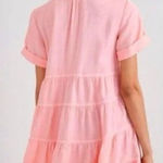 Pilcro Anthropologie ‎ Suzanne Coral Button-Down Dress Size Medium Photo 0