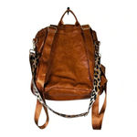 Backpack Purse Convertible Travel College Shoulder Bag Brown Animal Print Strap Photo 3