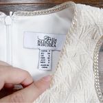 Badgley Mischka Belle • Vail Dress sheath mini cocktail Ivory Gold metallic Photo 5