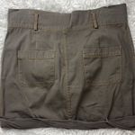Funktional Brown Rolled Hem Mini Skirt Sz 6 Photo 8