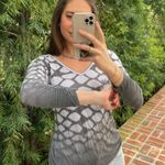 Free People Movement Edista Y2K abstract t-shirt sz s Photo 2