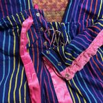 PINK - Victoria's Secret Y2K VINTAGE NAVY RAINBOW STRIPE LOVE PINK PAJAMA LOUNGE PANTS Victorias SECRET Photo 4