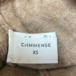 Commense Beige Tan Elastic Waist High Rise Knit Wide Leg Trousers Pants Size XS Photo 3