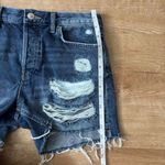 Free People Denim Shorts Womens Size 26 High Rise Distressed Jean Shorts Medium Photo 6