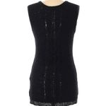 Cyrus Black Grunge Pullover Sleeveless Sweater Photo 1