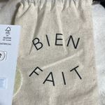 Madewell  Seed Bead Heart Statement Earrings Bright Gold With White Beads NWT Photo 4