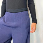 Cleobella High Waisted Wide Leg Palazzo Pants Navy Dot Size S Photo 6