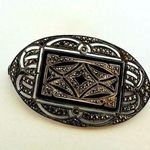 Gorgeous Antique Victorian French Jeweler Brooch Photo 6