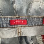 Guess NWT   Aura Distressed Slit Denim Shorts Light Wash Size 30 Photo 2