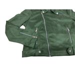 Vigoss  Womens XL asymmetrical Army green moto jacket​​​​​​​​​​ Photo 3