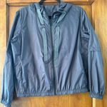 Zyia  Gray Hoodie Windbreaker- Medium Photo 2