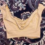 Backless Crop Tee Gray Photo 3